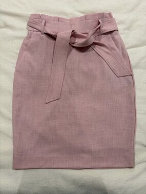 Ann Taylor Paperbag Waist Pencil Skirt - Dusty Rose